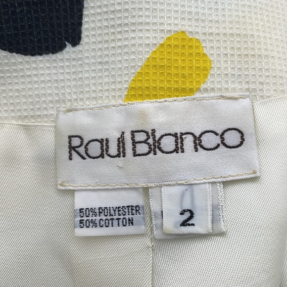 SOLD….Raul Blanco Vintage Puff Sleeve Short Sleeve Jacket - Picture 8 of 9